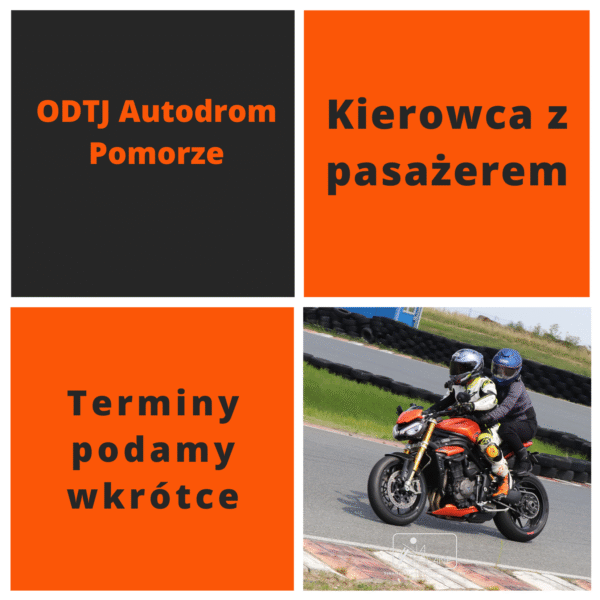 Szkolenie grupowe na torze - kierowca z pasażerem